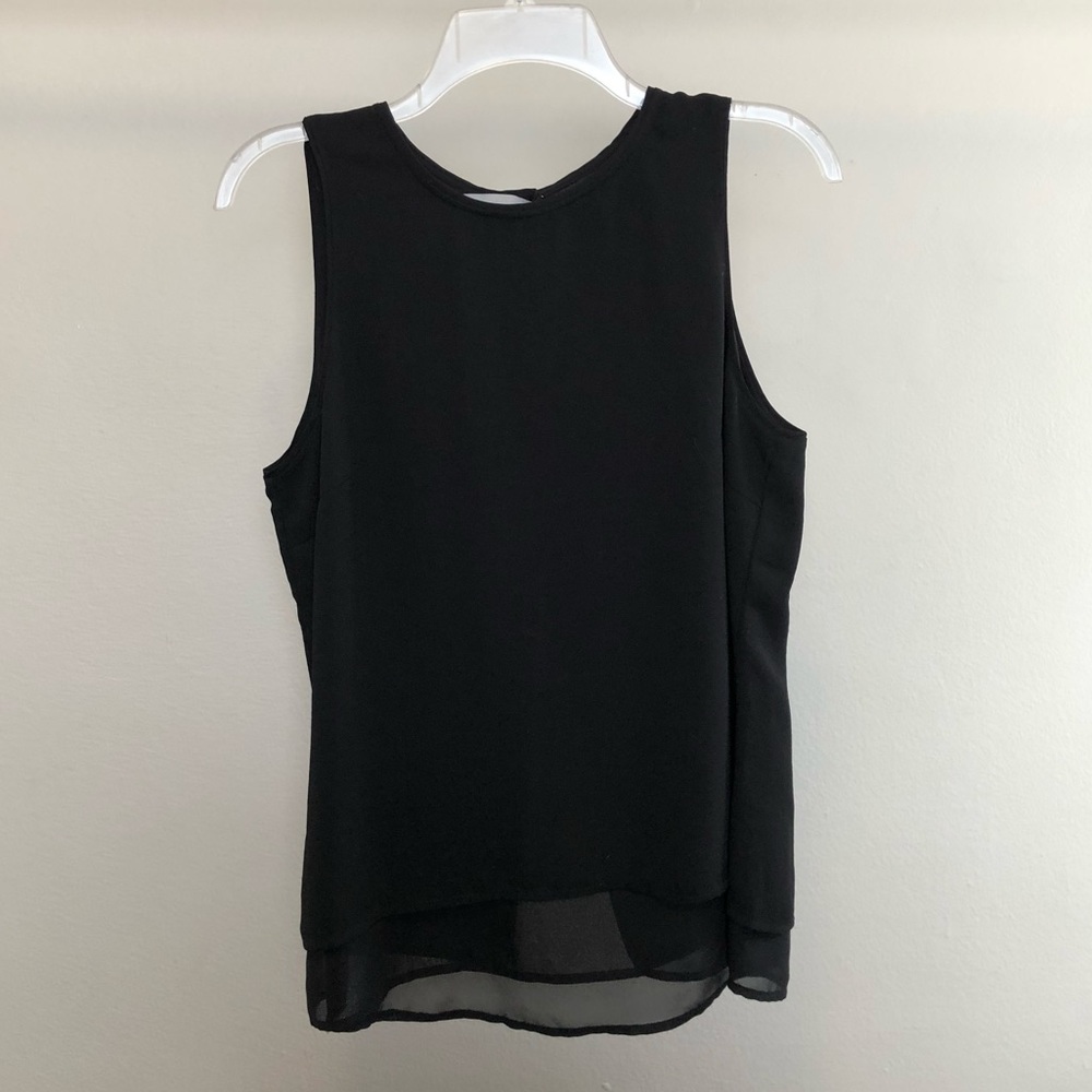 H&M Black Sleeveless Blouse